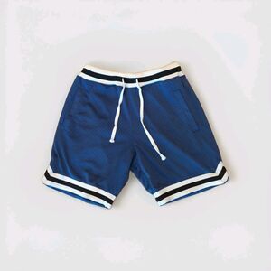 Richie Le Collection Shorts Mens Small Blue Basketball Mesh Athletic Gym